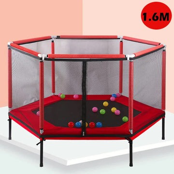 mini trampoline with net