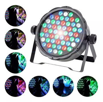 54 LED Professional DMX-512 RGB LED Strobe Stage PAR Light