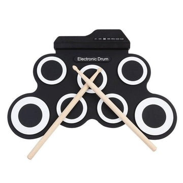 Electronic Portable Roll Up Silicone USB Drum Kit