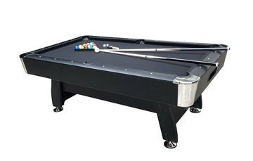 7FT Pool Table Black With Auto Ball Return (Assembled NOT A KIT)