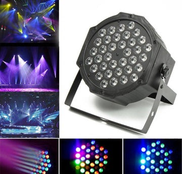 36 LED Professional DMX-512 RGB LED 5 in 1 Strobe Stage PAR Light