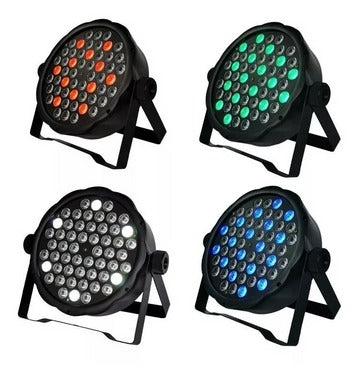 54 LED Professional DMX-512 RGB LED Strobe Stage PAR Light