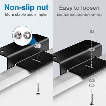 Solar Panel Mount Mounting Kit Z Style Aluminium Brackets