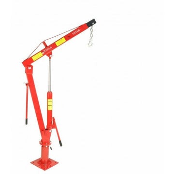 2000lbs / 1 Ton Swivel Base Hydraulic Lifting Deck Crane Floor Mounted Hoist