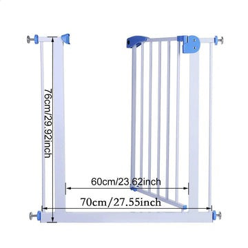 Easy Fit Premium Baby/Pet Safety Gate 75-86cm