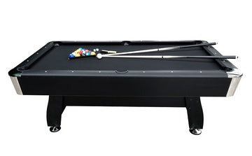 7FT Pool Table Black With Auto Ball Return (Assembled NOT A KIT)