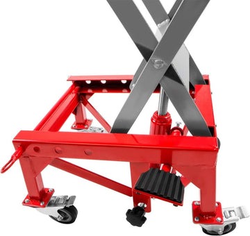 300lbs Motorcycle &amp; Dirt Bike ATV Hydraulic Scissor Jack Lift Table