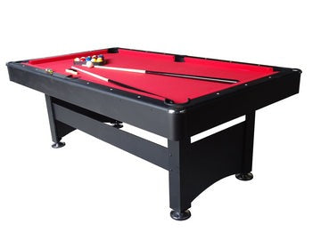 7FT Multi Function 3 in 1 Pool Table, Hockey, Table Tennis Table (Assembled NOT A KIT)