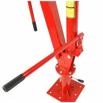 2000lbs / 1 Ton Swivel Base Hydraulic Lifting Deck Crane Floor Mounted Hoist