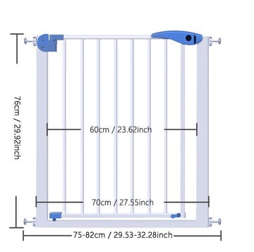 Easy Fit Premium Baby/Pet Safety Gate 75-86cm