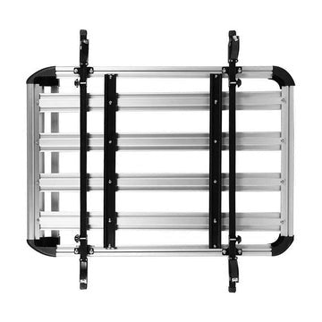 Universal Roof Rack Basket Car Top Luggage - 3 Sizes 127cm x 90cm   140 cm x 96cm   160 x 100cm ( Black/Silver)