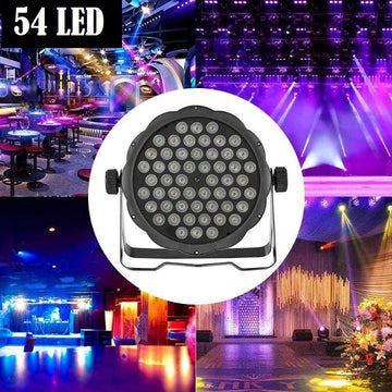 54 LED Professional DMX-512 RGB LED Strobe Stage PAR Light