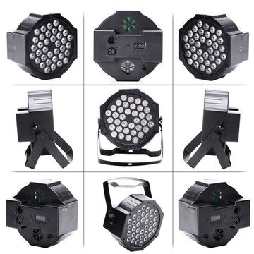 36 LED Professional DMX-512 RGB LED 5 in 1 Strobe Stage PAR Light