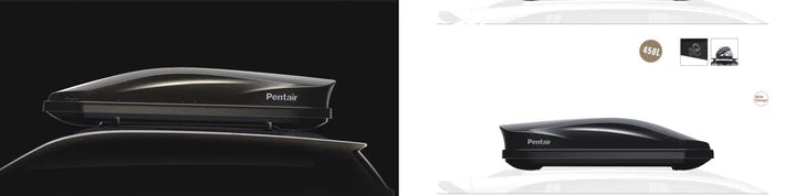 New Design PENTAIR Roof Box 450L Cobra - Free Delivery to Melbourne Metro